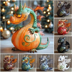 🎃🐉 Pumpkin Dragon – The Guardian of Your Halloween Spirit!