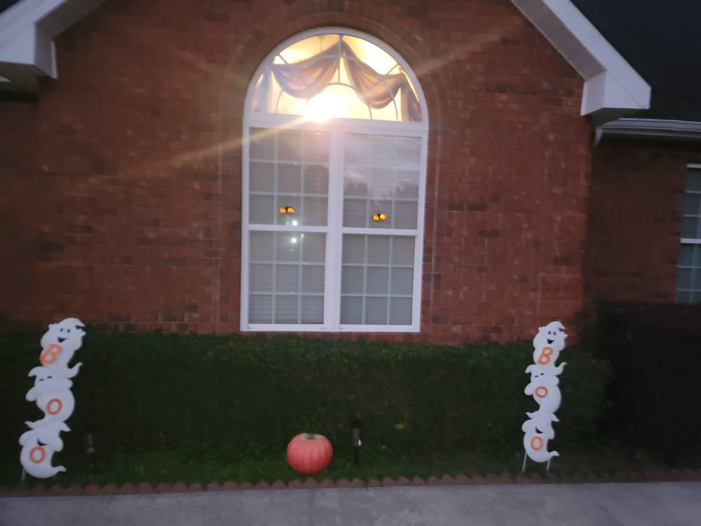 MINI Creepy Glowing Eyes Halloween Decoration - Remote Control, Timer, Battery Powered, Place Anywhere!