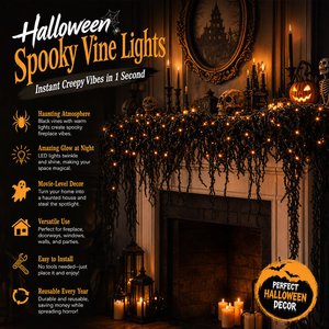 👻New Arrivals🎃 Spooky Chic: Halloween Decorative Vine for the Home 👻